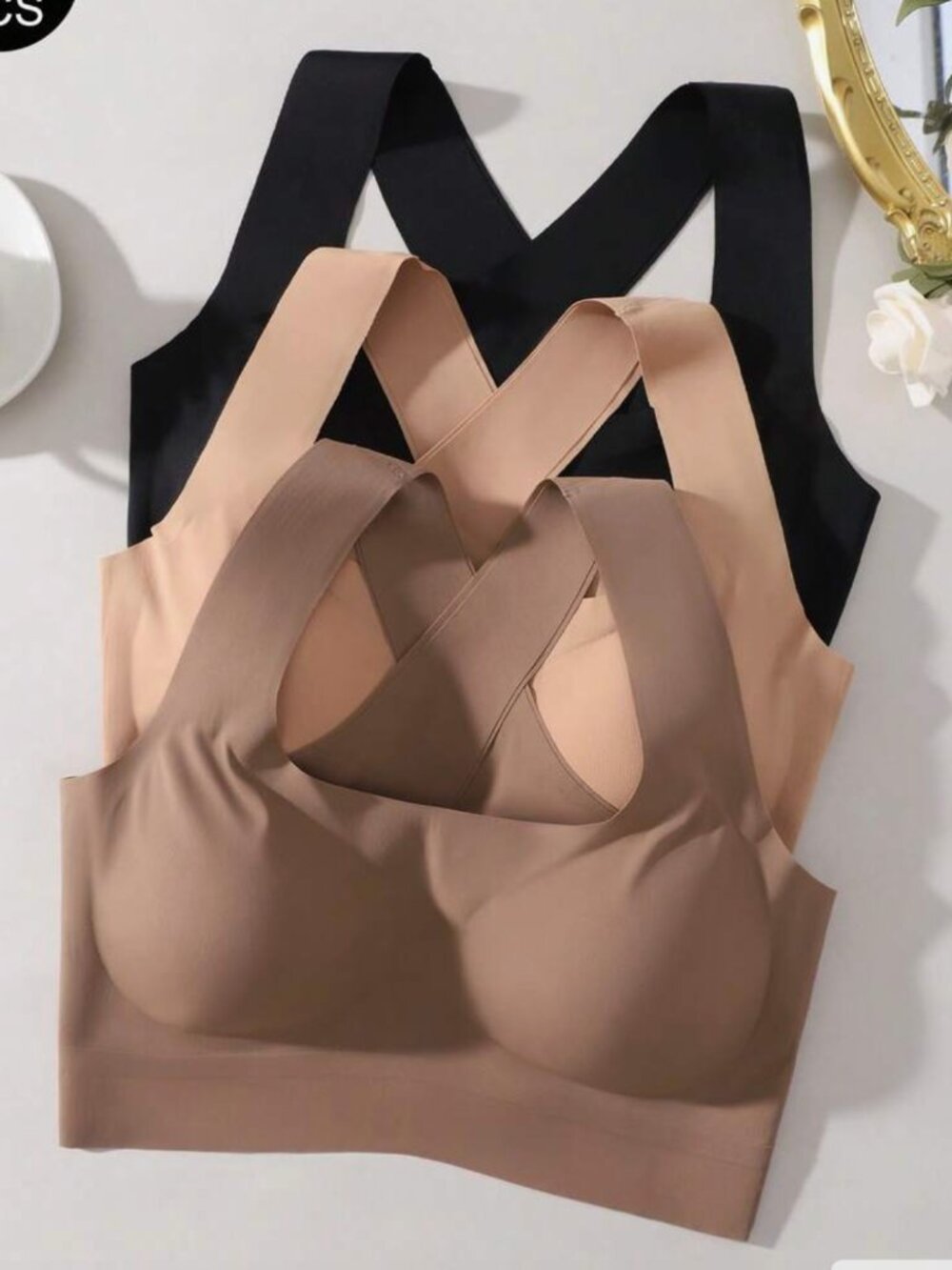NWT Seamless Super Comfortable Racerback Bras Set of 3